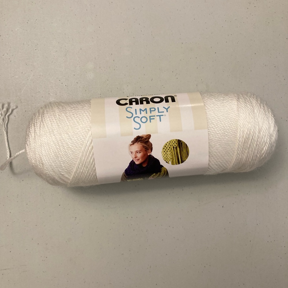 Caron Simply Soft Yarn - Classic White